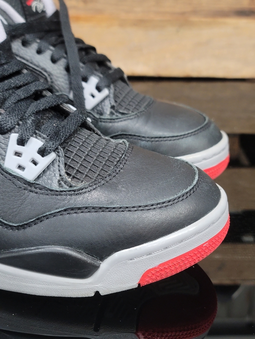 Nike Air Jordan 4 Retro "Bred Reimagined Mens 7 Ships Today - Picture 10 of 15